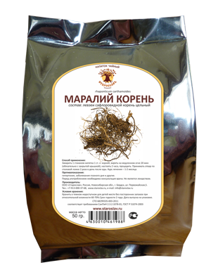 Маралий корень (Левзея) (корень , 50 г), Старослав