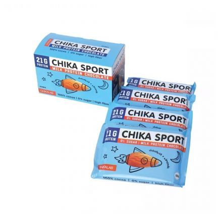 Шоколад молочный с миндалем Chikasport (100 г)